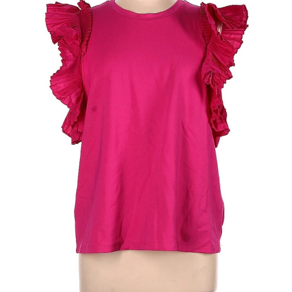 Ruffle top by Anthropologie